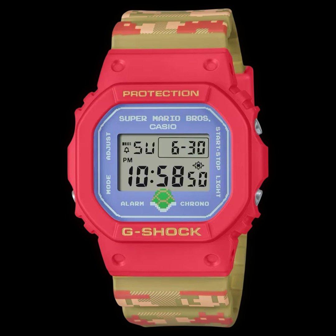 美品★G-SHOCK DW-5600SMB-4JR スーパーマリオ腕時計◯送料込