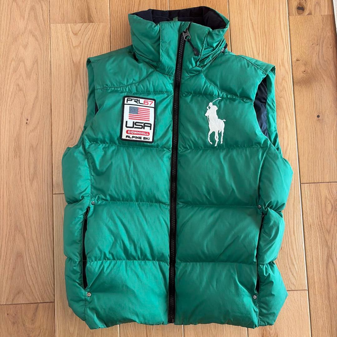 Polo by Ralph Lauren ビッグポニー刺繍　ダウンベスト M