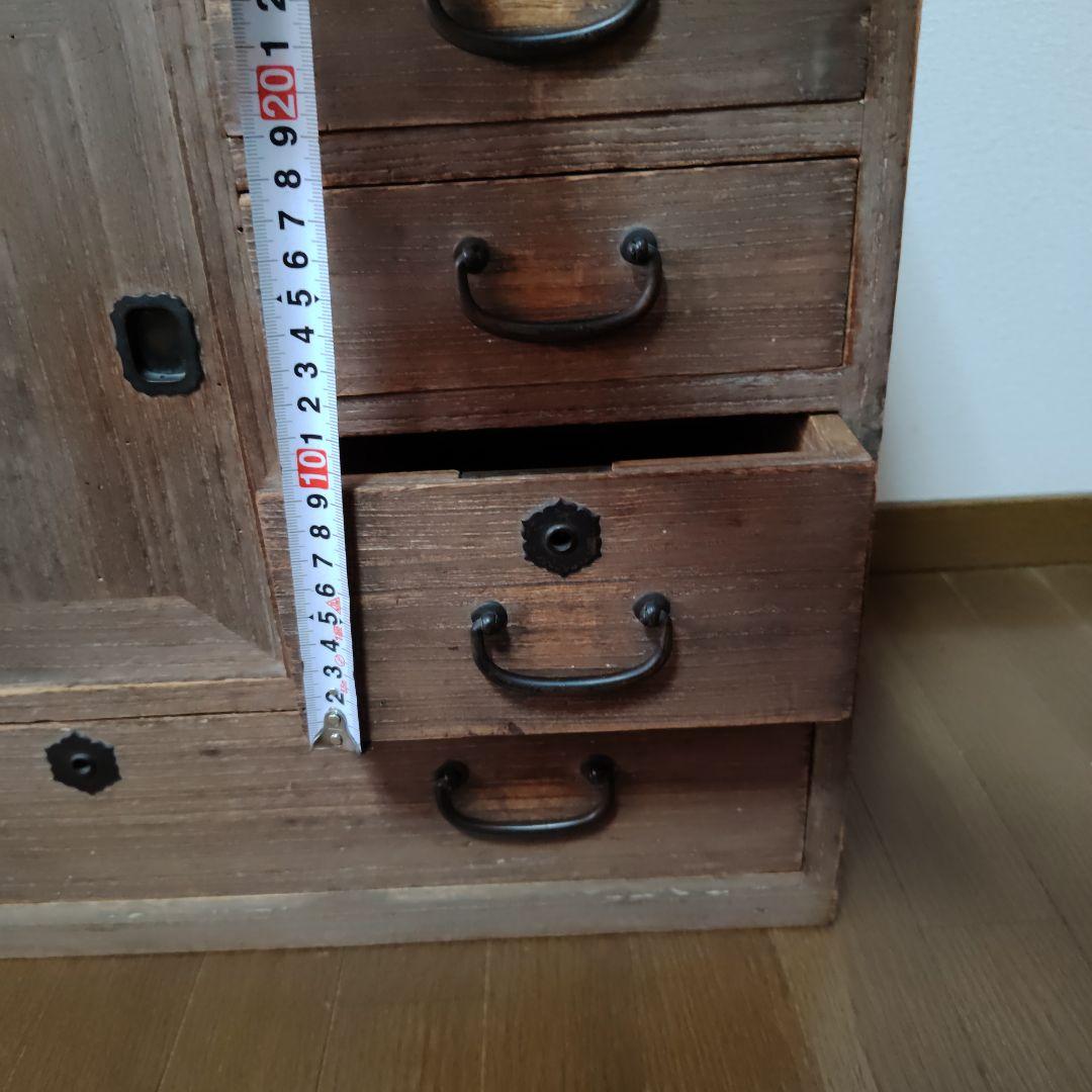 古家具 古道具 小さな和箪笥 古箪笥 引き出し 家具 アンティーク　昭和レトロ