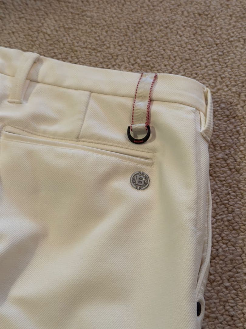 BRIEFING ホワイト スリムフィット パンツ