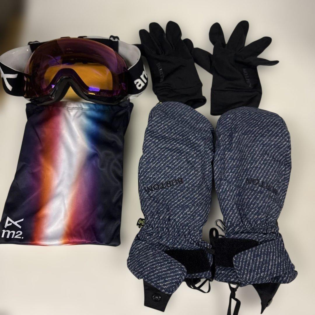 アノンANON(バートン) M2 ゴーグル　バートン　手袋　3点セット