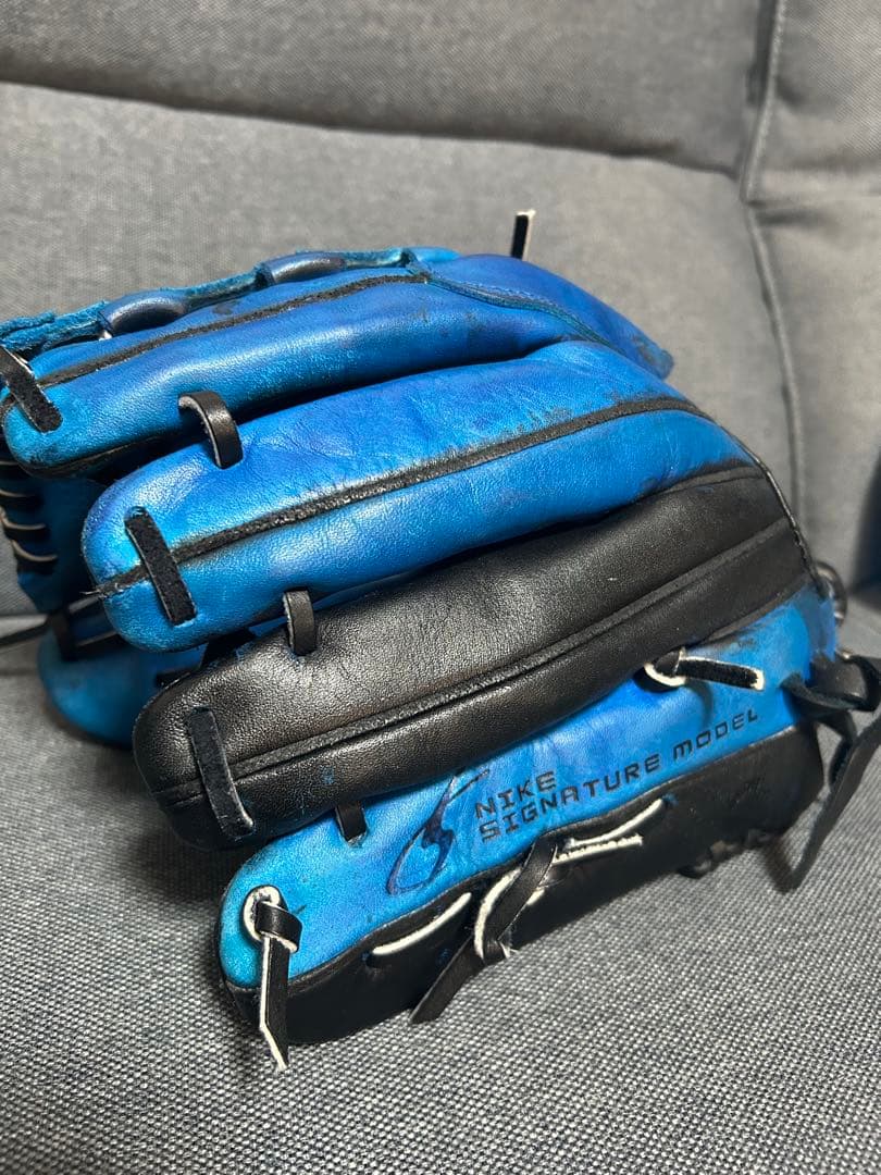 NIKE 一般軟式用 岩隈モデル 改 「山本由伸」風 なんちゃってグラブ ②