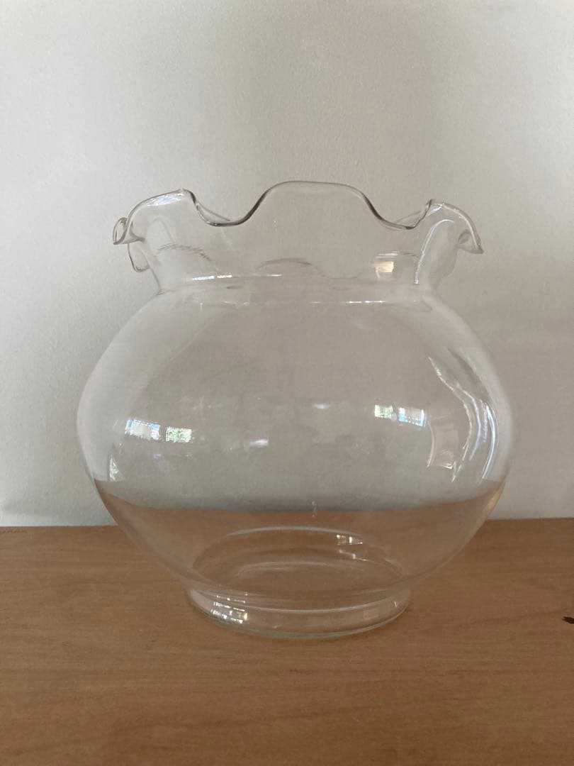 昭和初期ゆらゆらグラス金魚鉢ガラス水槽金魚ベタレア