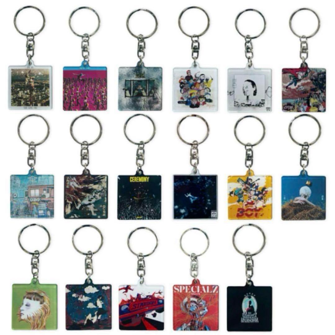 King Gnu CDジャケット アクリルキーチェーン コンプリートセット