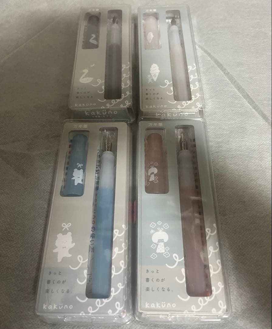 杜の文具博 mizutama 万年筆 kakuno パイロット 4種セット