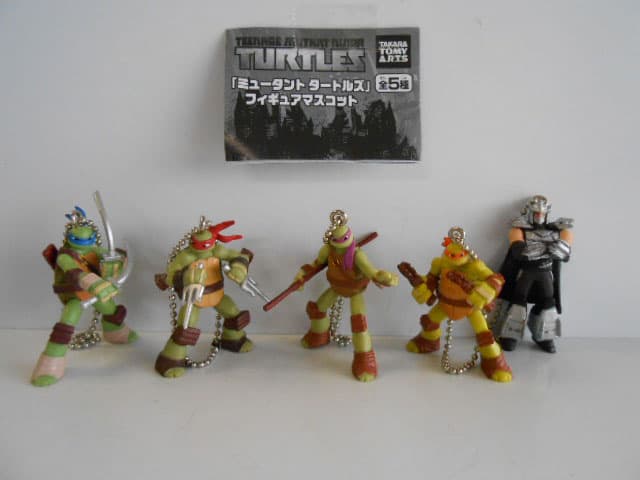 ♯Kut09DZ ミュータントタートルズ フィギュア マスコット 全5種