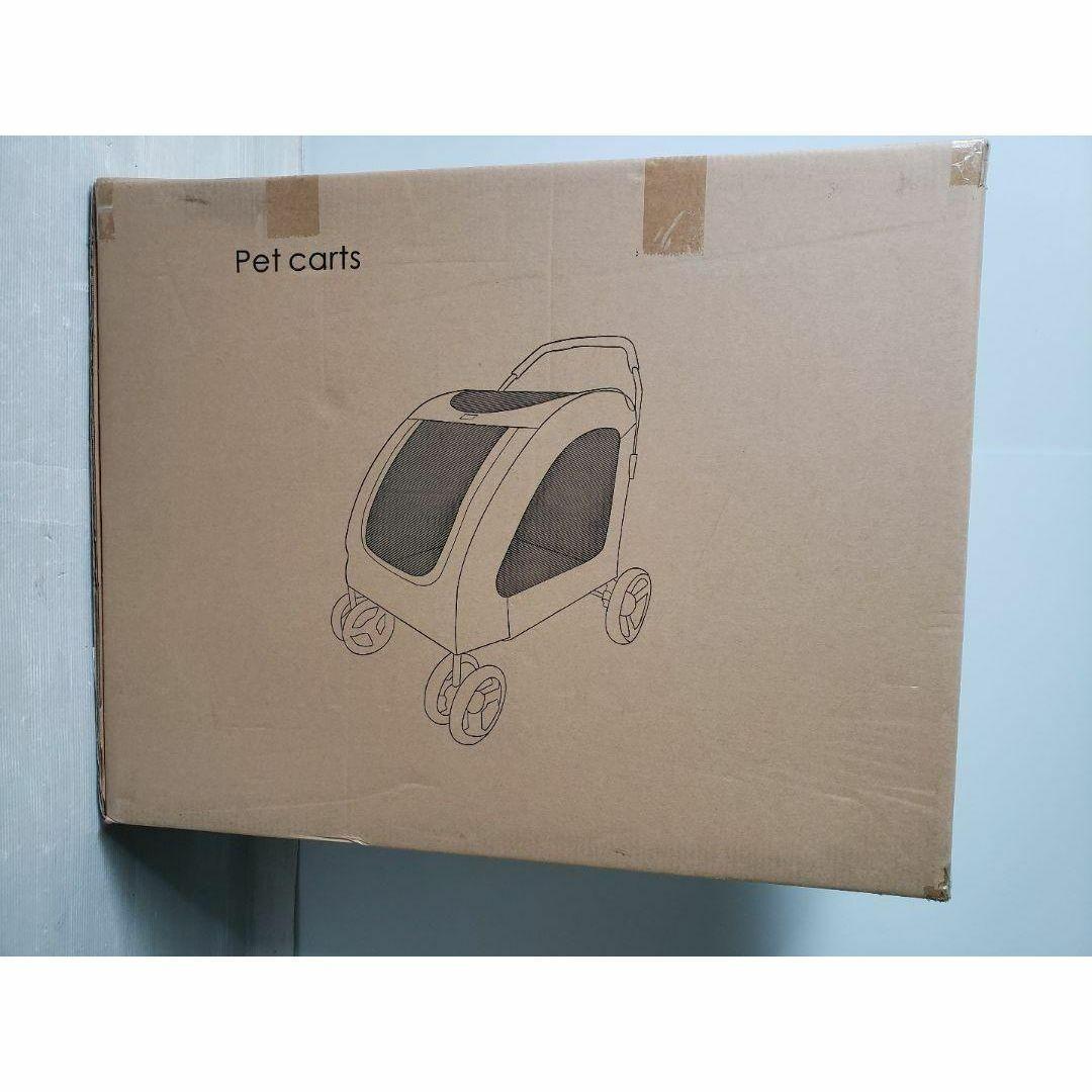 特価❕折り畳み❕ペットカート ペットキャリー 犬 猫 ペットバギー 青 介護用