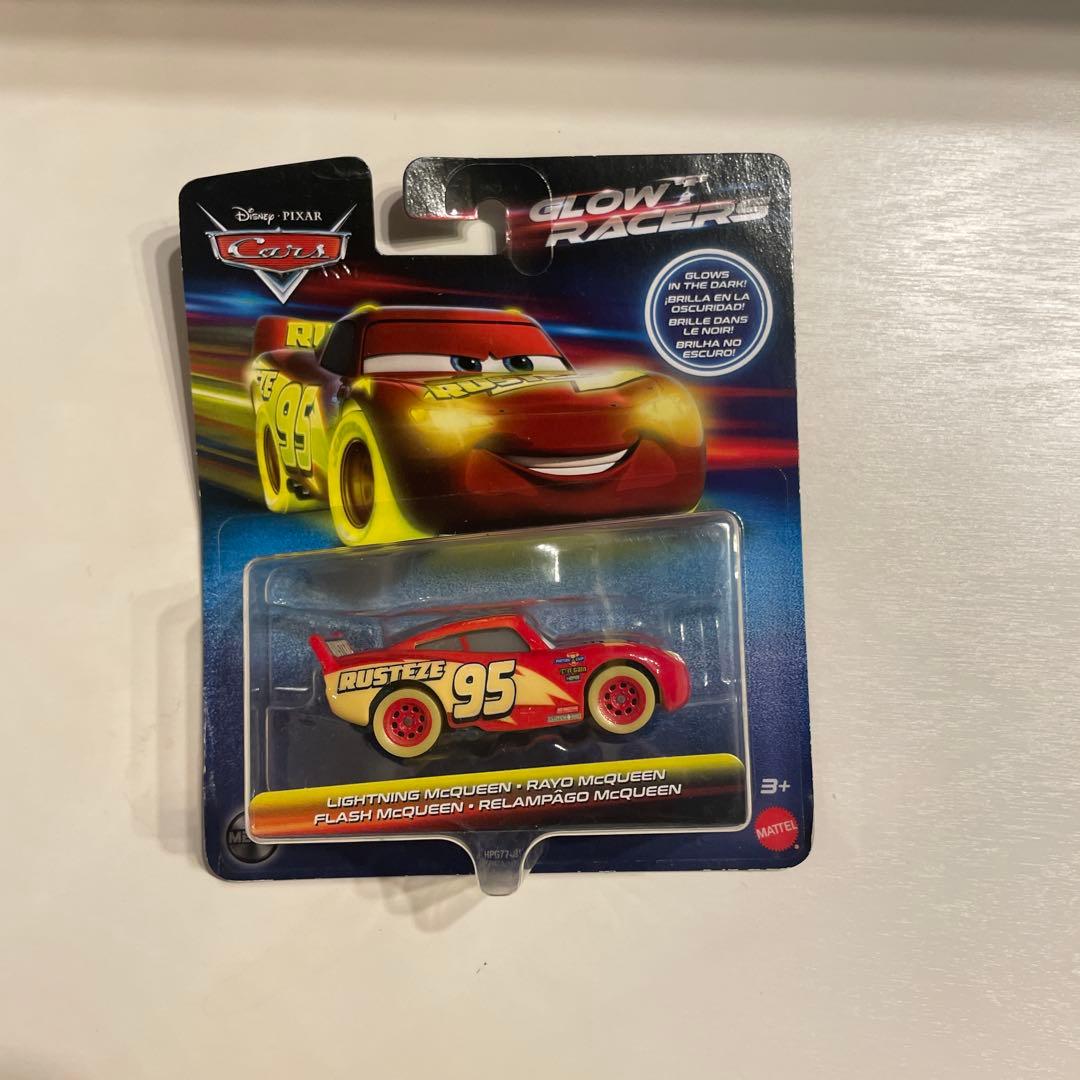 Glow Racers Lightning McQueen マテル