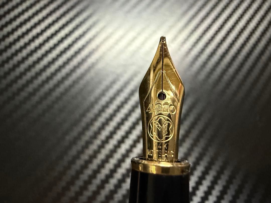 極美品 モンブラン マイスターシュテュック 144 ブラック 全金 M 万年筆