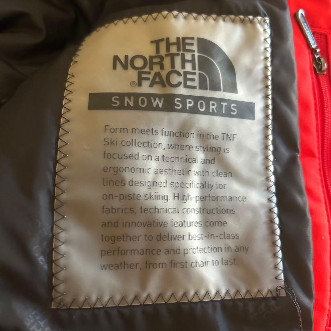 【希少】　ザノースフェイス 　ダウン　スキーウェア　キッズ　120 レッド