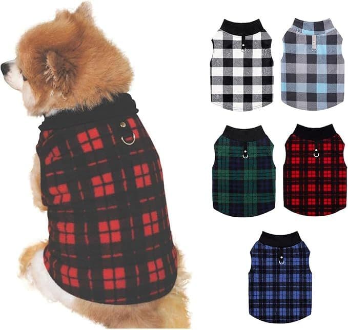 ❤未使用❤犬服　トレーナー　XS ブラックチェック