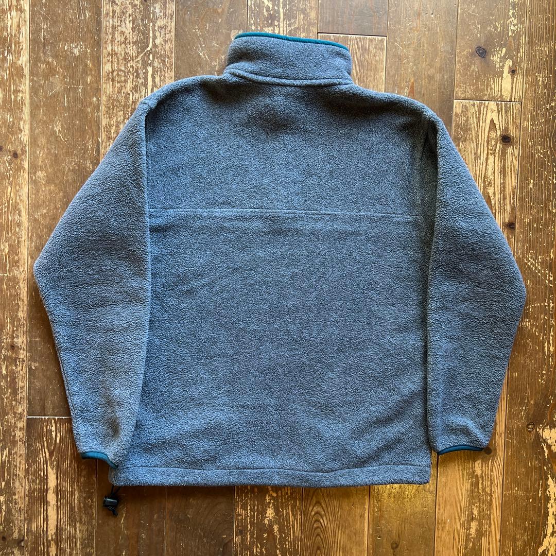 極美品USA製★ L.L.bean フリース スナップＴ★80s~90s