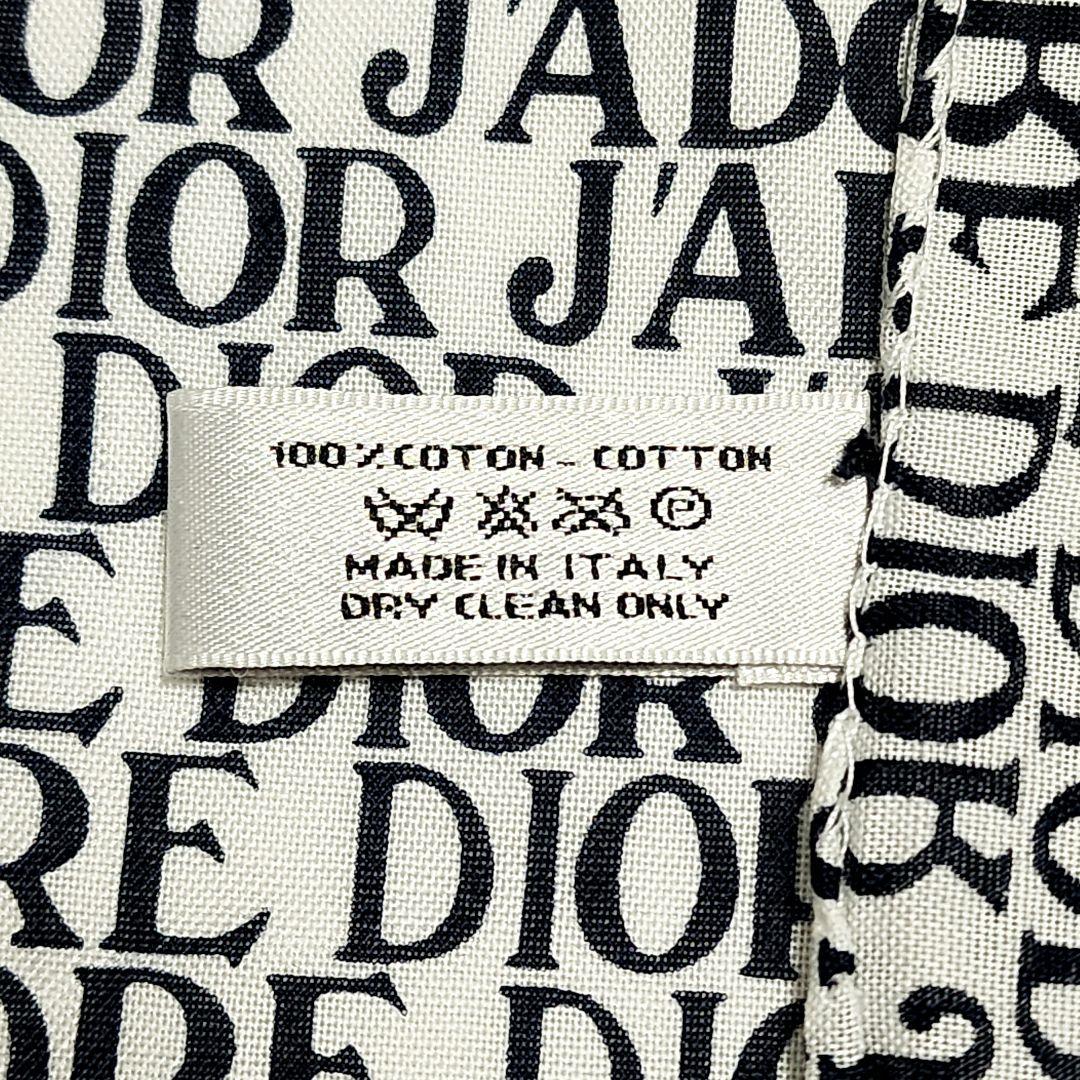 美品 ★Dior★ ハンカチ J'A DORE 綿100％ ホワイト ブラック