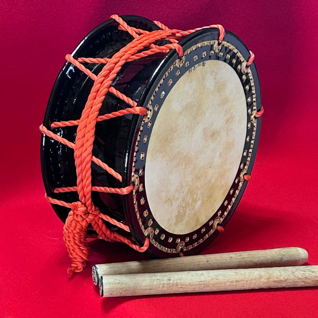 n*k様 締め太鼓 バチ付き 和太鼓