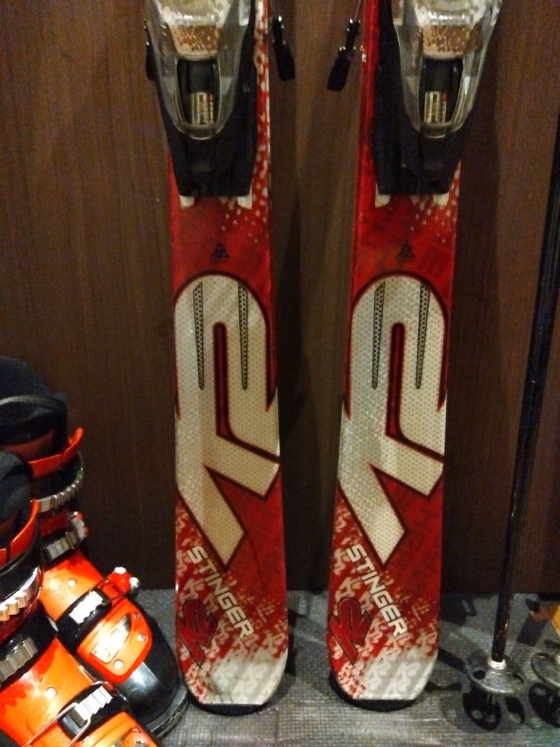 美品【ハイエンド】K2 学生・男女兼用/スキーフルセット・メンテ・WAX済み✔