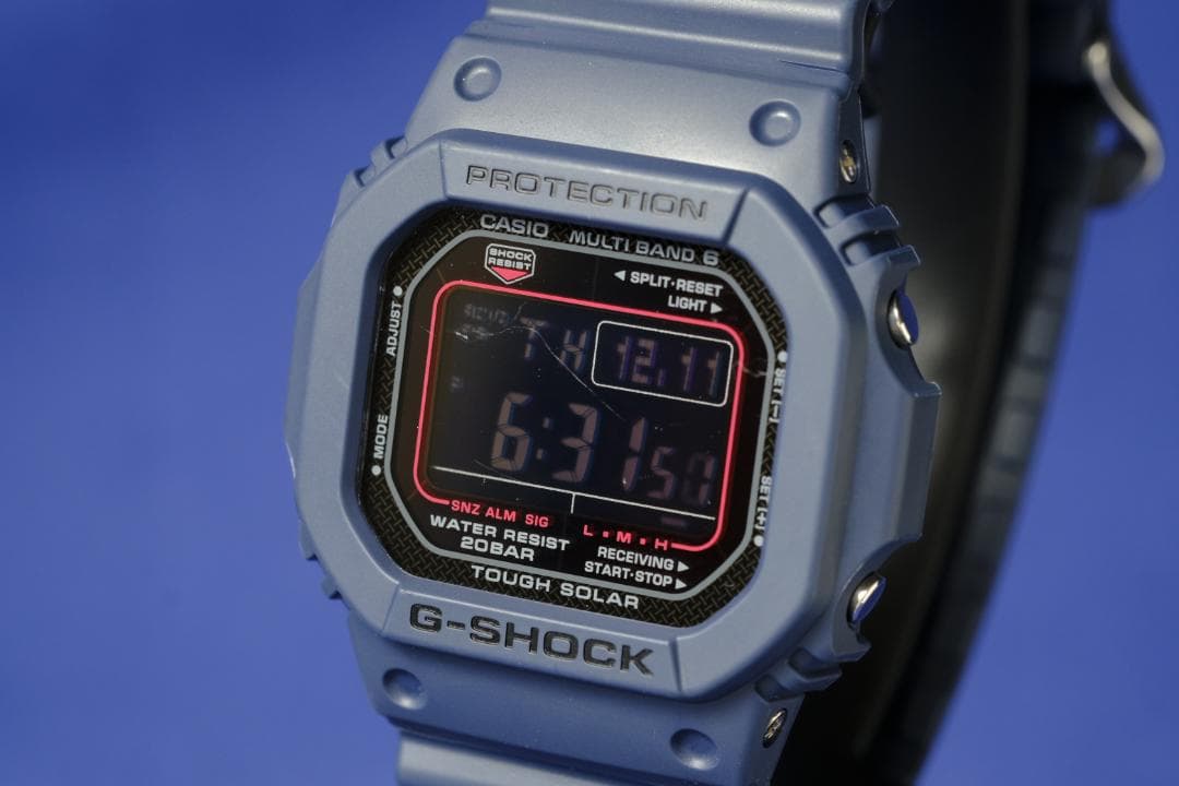 【中古】G-SHOCK GW-M5610U ネイビー 電波ソーラー(117)