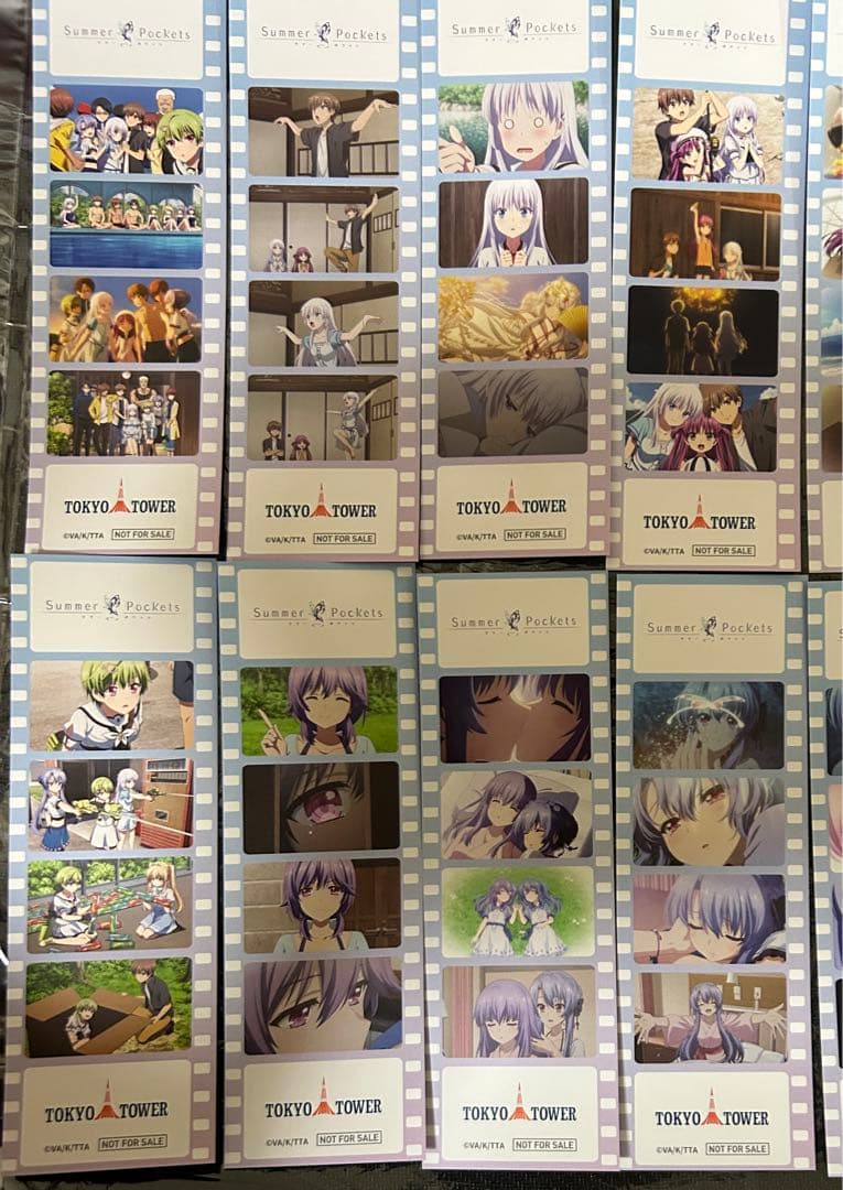【非売品】Summer Pockets in 東京タワー 会場限定しおり　22種