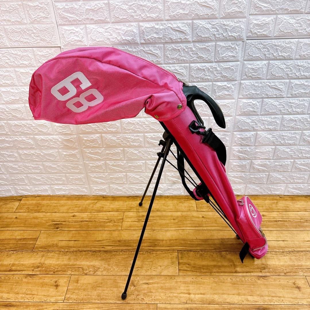 パーリーゲイツ　 スタンド式 ゴルフバッグ ピンク