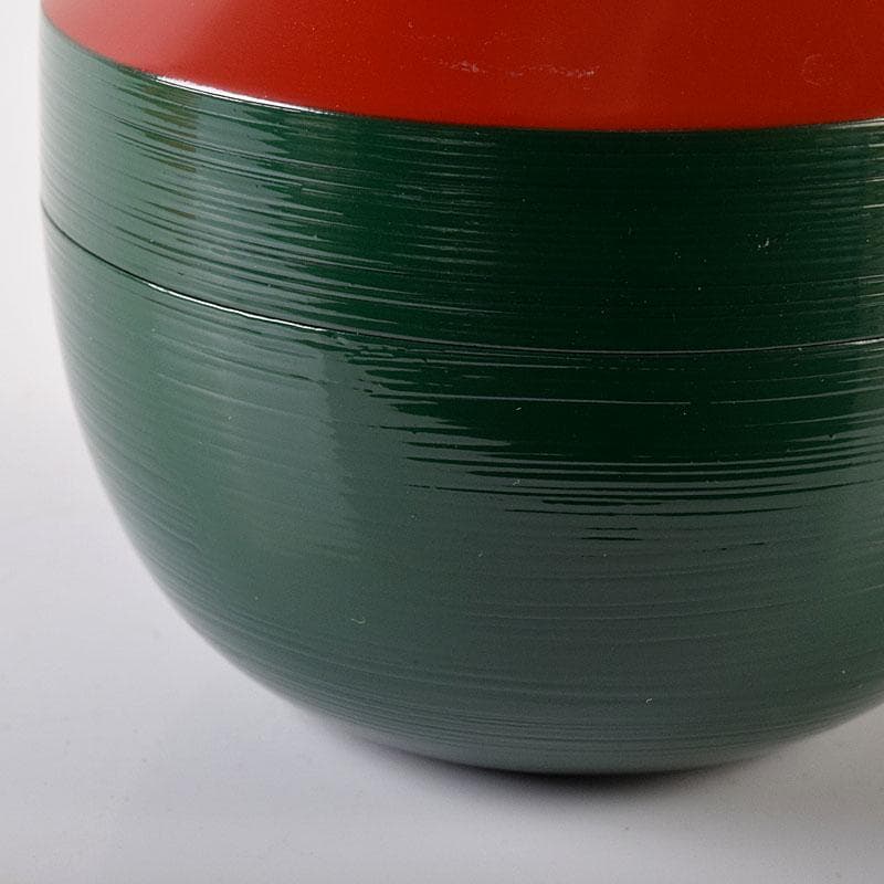 茶道具　山中塗　道場宗廣作　三合棗　共箱　V　7558