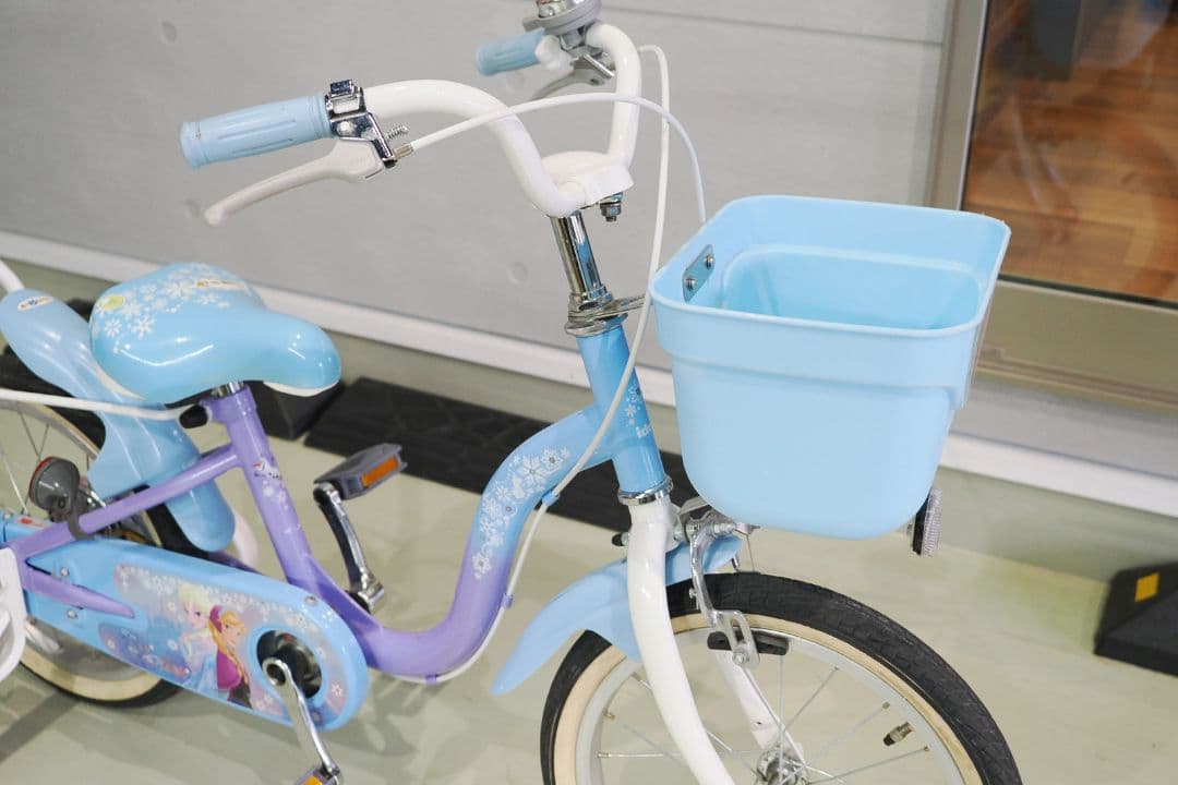 川越市 直接渡し アナと雪の女王 子供用自転車 16インチ　美品