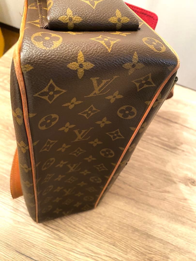 Louis Vuitton ブラウンレザートートバッグ