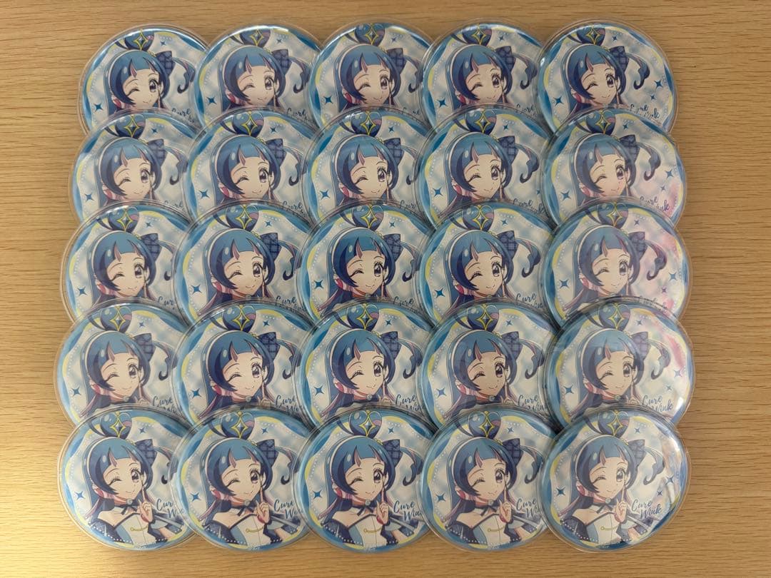 キミとアイドルプリキュア　ドリームステージ　キュアウインク　缶バッジ　等身