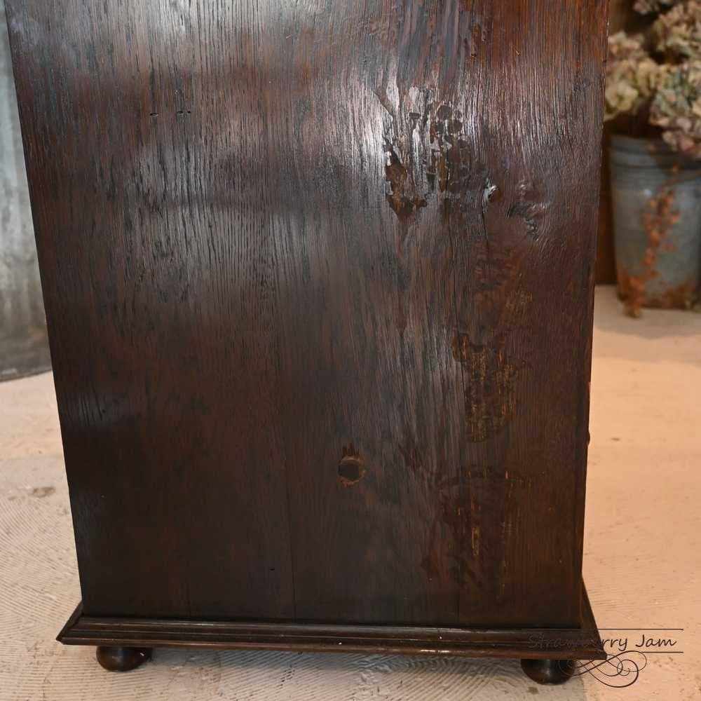 IFU-422 英国アンティーク オーク チェスト 3段 引き出し キャビネット