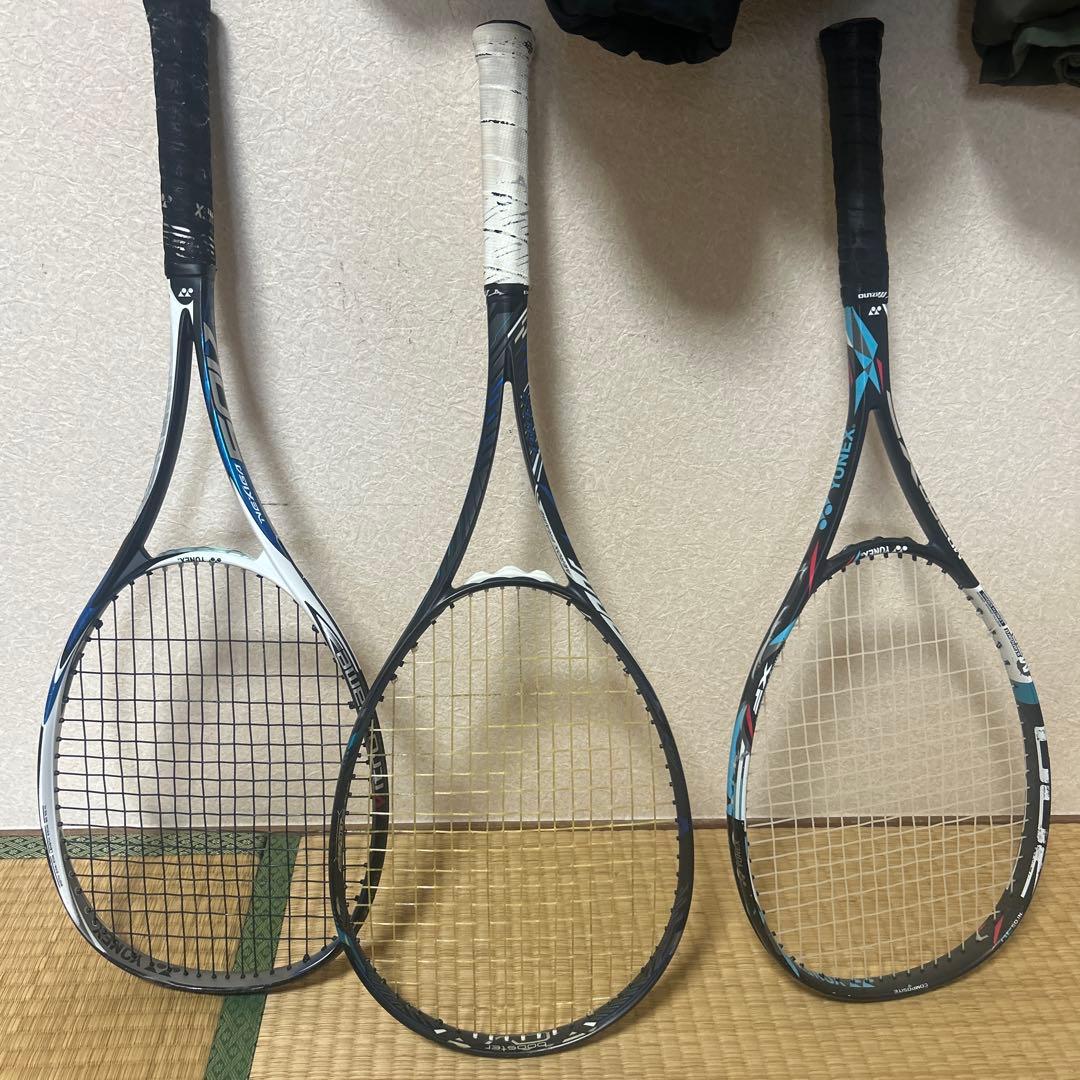 ソフトテニスラケットまとめ売り　ミズノ、ヨネックス