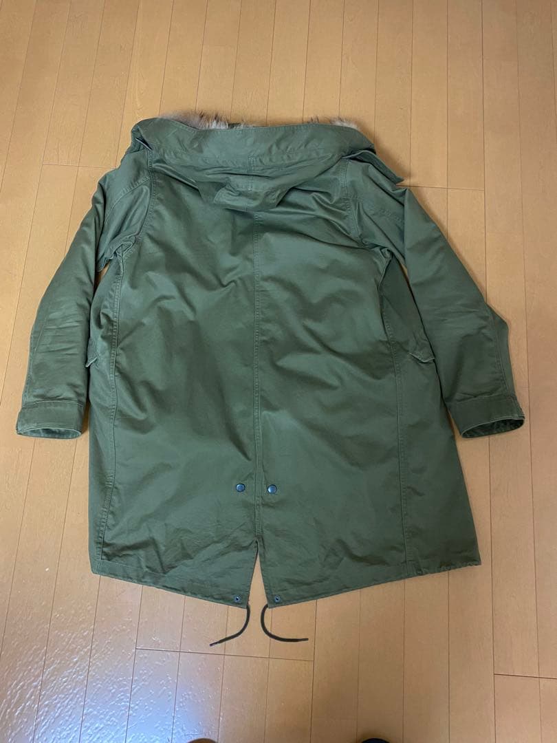 【美品】JOURNAL STANDARD モッズコート Ｌカーキ ボアライナー付