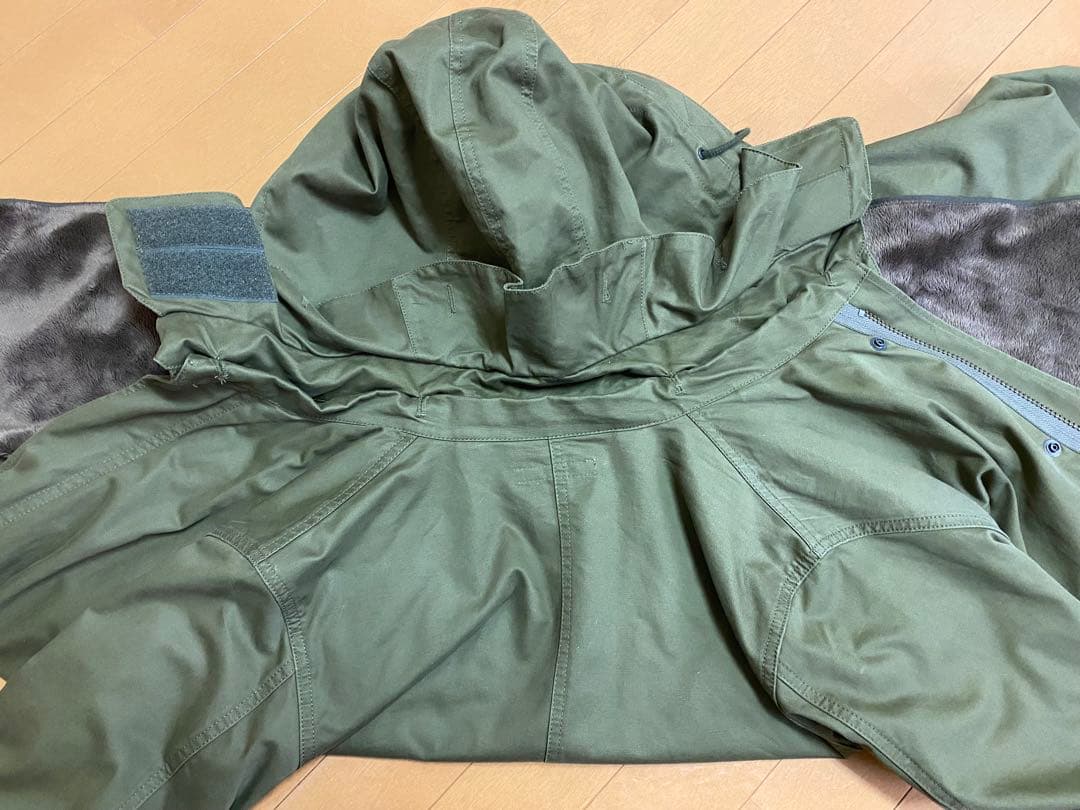 【美品】JOURNAL STANDARD モッズコート Ｌカーキ ボアライナー付