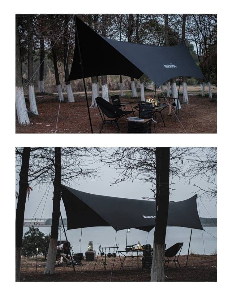 BLACK DOG 六角形タープ 570x480cm 約5kg