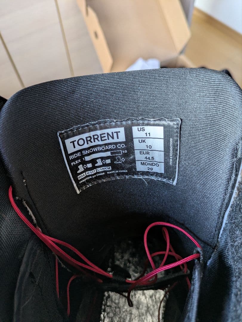 RIDE TORRENT 29.0 【24-25モデル】 スノーボードブーツ