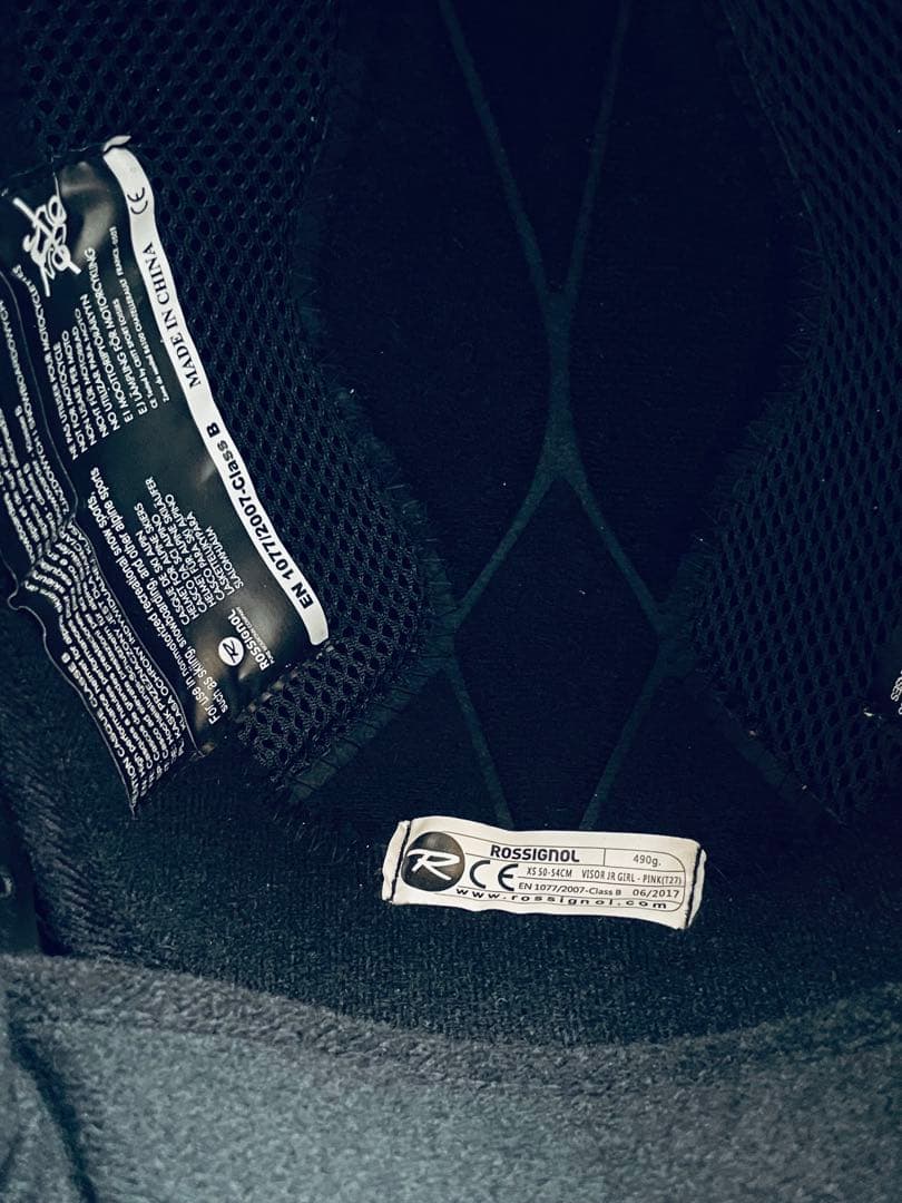 ROSSIGNOL スキー ヘルメット ピンク/青