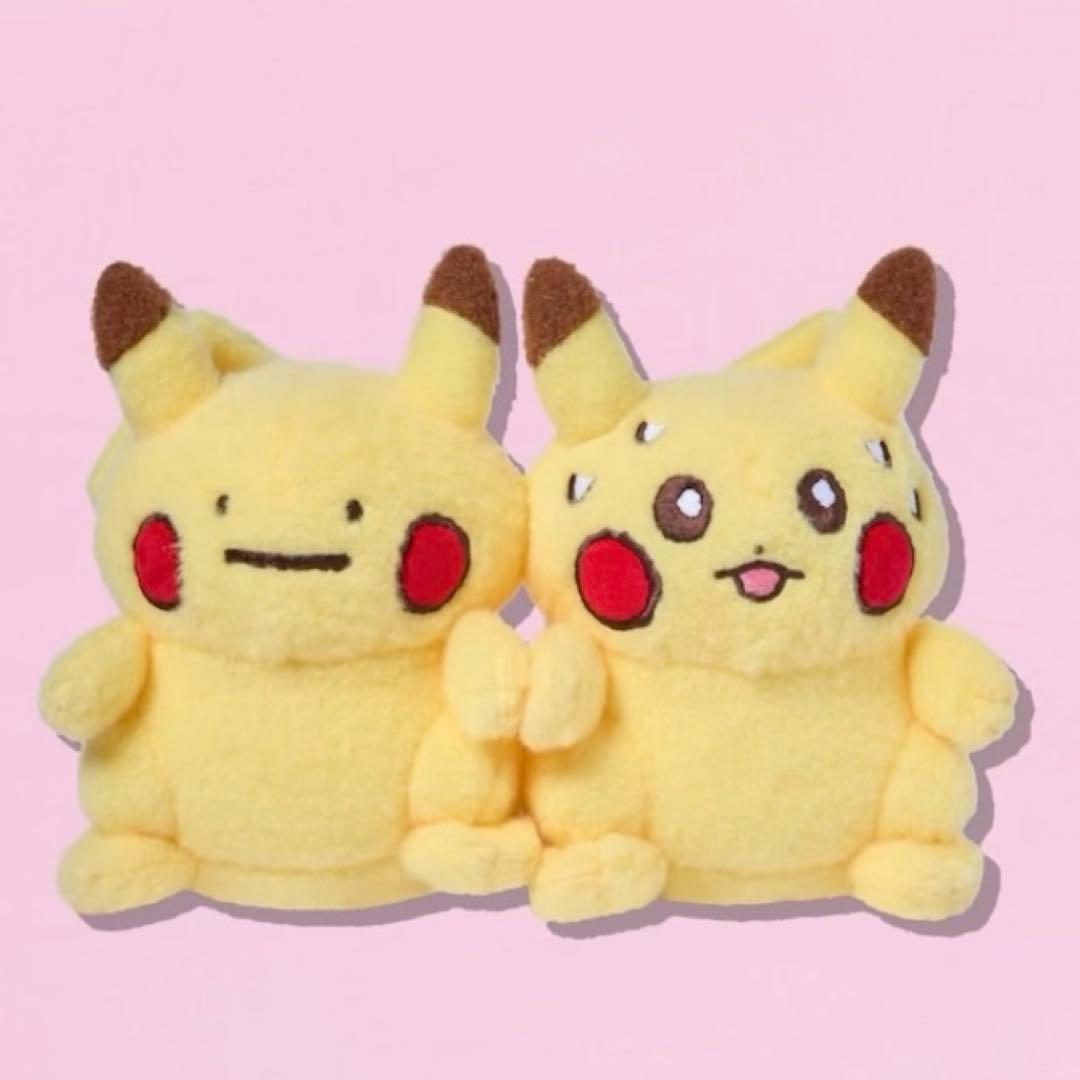 韓国限定 メタモンは変身中　ピカチュウ　メタモン　ぬいぐるみ　事前予約限定