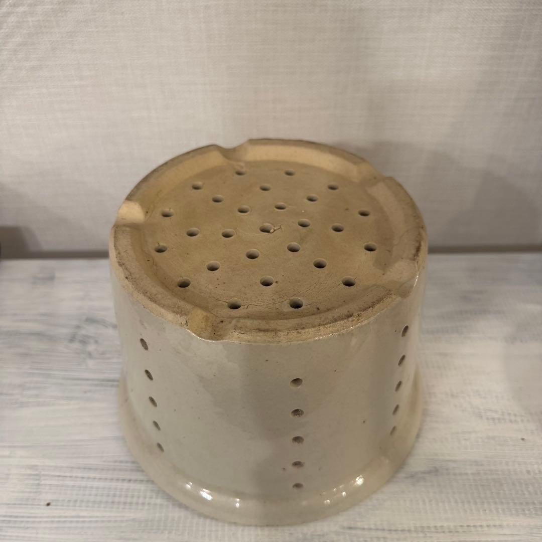 フェセル　水切りポット　チーズ　フランスアンティーク