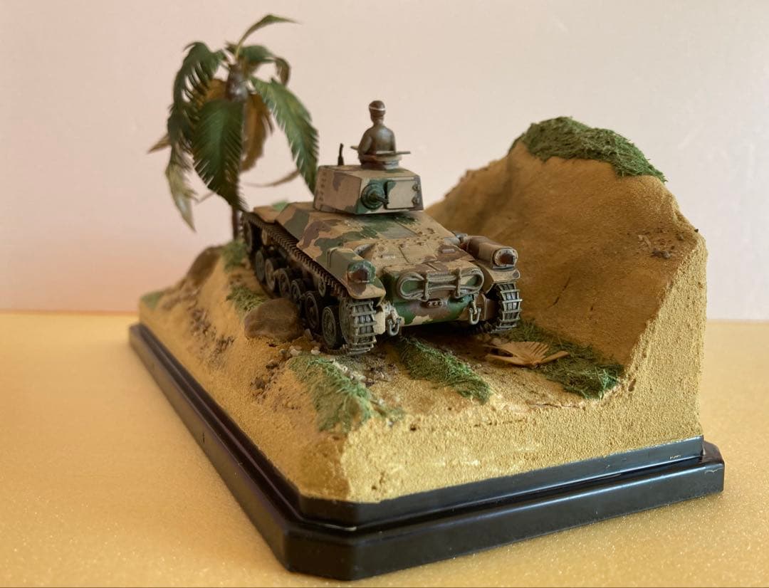 ジオラマ 1/76 日本陸軍97式中戦車改チハ