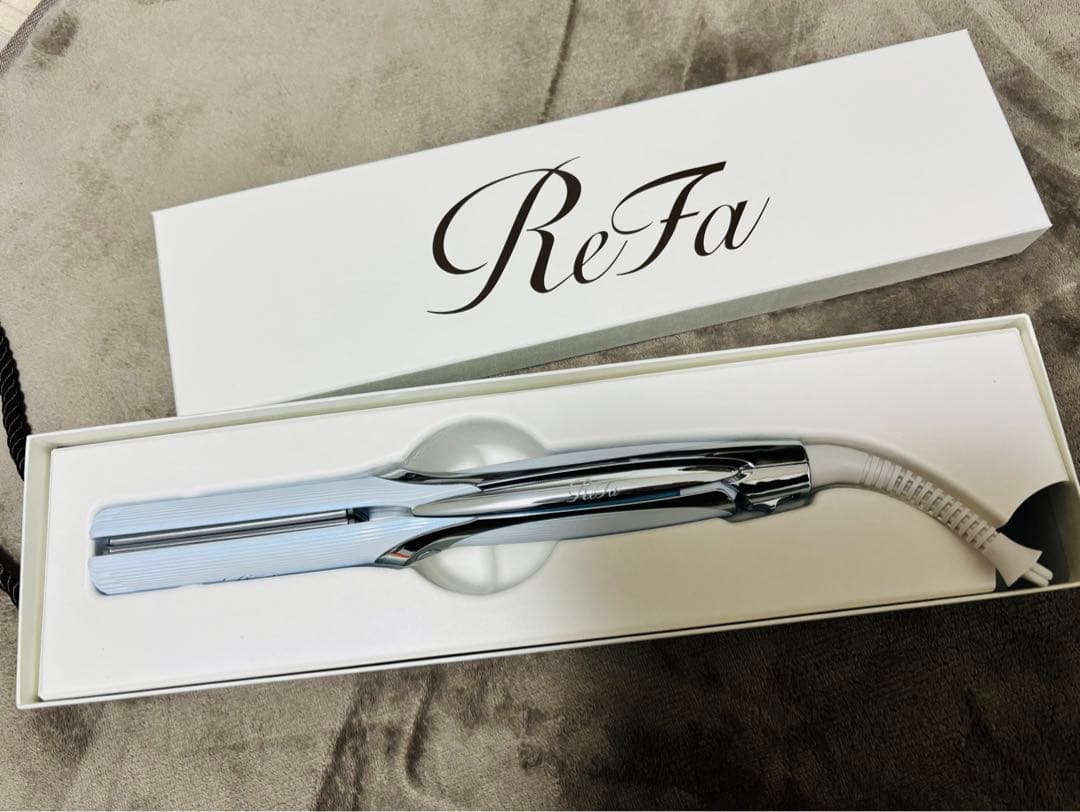 MTG Refa リファ ストレートアイロン プロ ホワイト (箱付き)