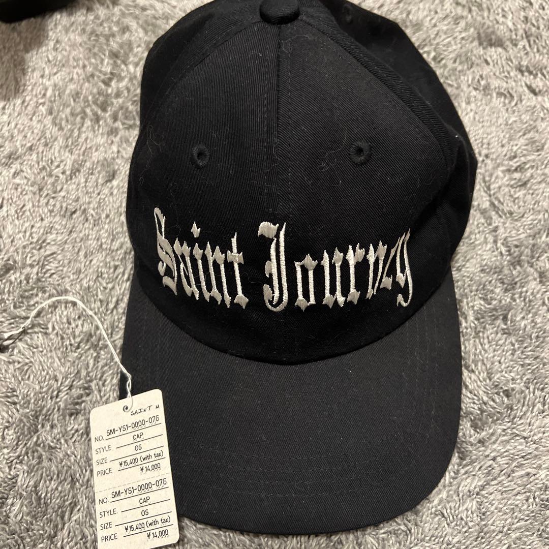 SAINT MICHAELセントマイケル 24AW 6パネルキャップ　BLACK