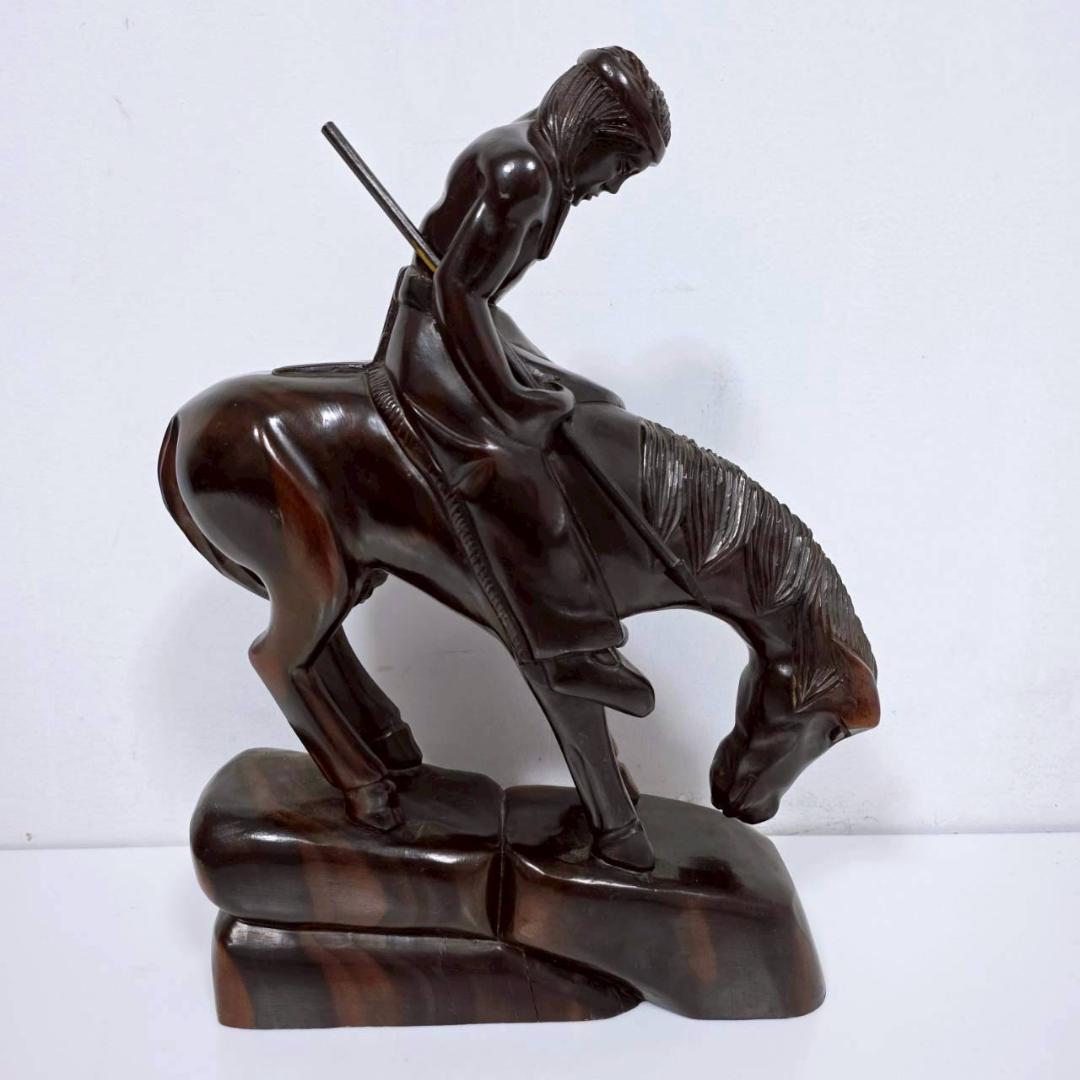 【希少】ヴィンテージ アイアンウッド彫刻 木製