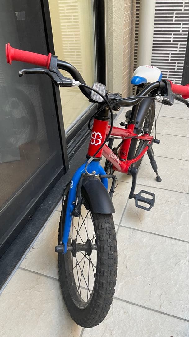 ヨツバサイクル 16インチ ヒーローレッド 子供用 自転車