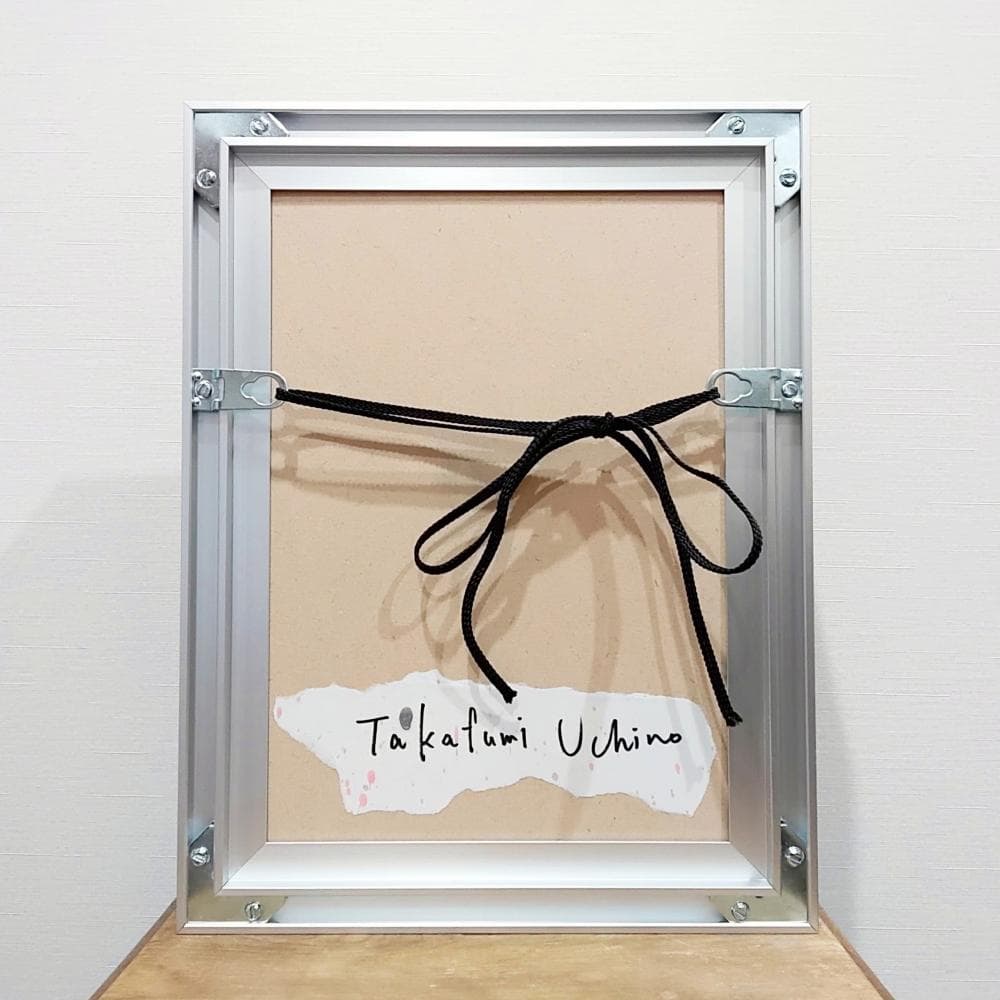 内野隆文　抽象画　SM　サムホール　絵画　キャンバス　現代美術　アート作品　真作