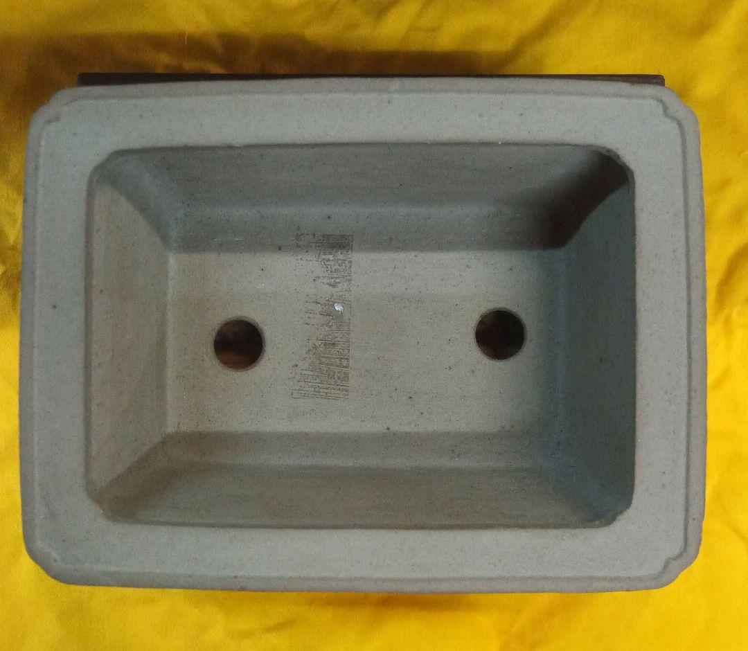 001.【寿悦】ミニ盆栽鉢/植木鉢/木箱付き