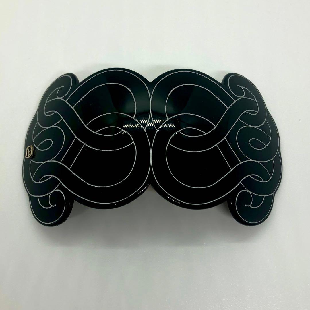 アレクサンドル　ドゥ　パリ　バレッタ　美品　ブラック 大きめ