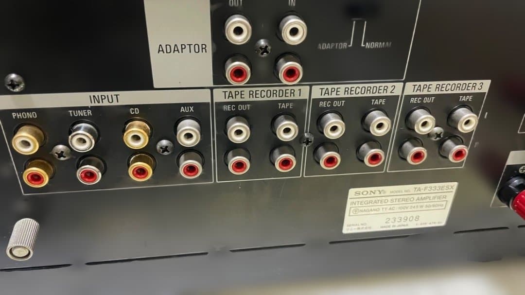 【動作美品】　SONY TA-F333ESX プリメインアンプ