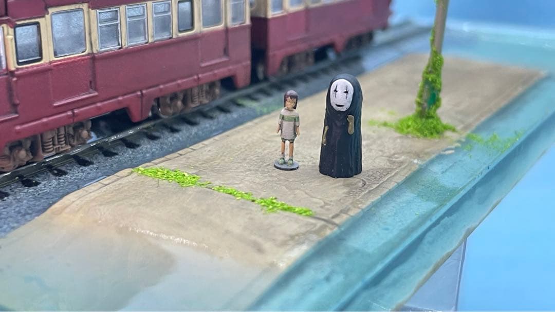 千と千尋の神隠し風　海原鉄道　ジオラマ