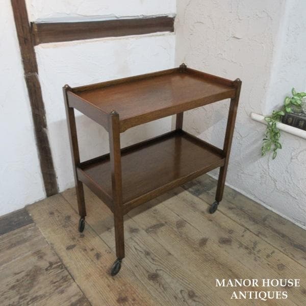 イギリス アンティーク 家具 キッチンワゴン トロリー カフェ 英国 6885d