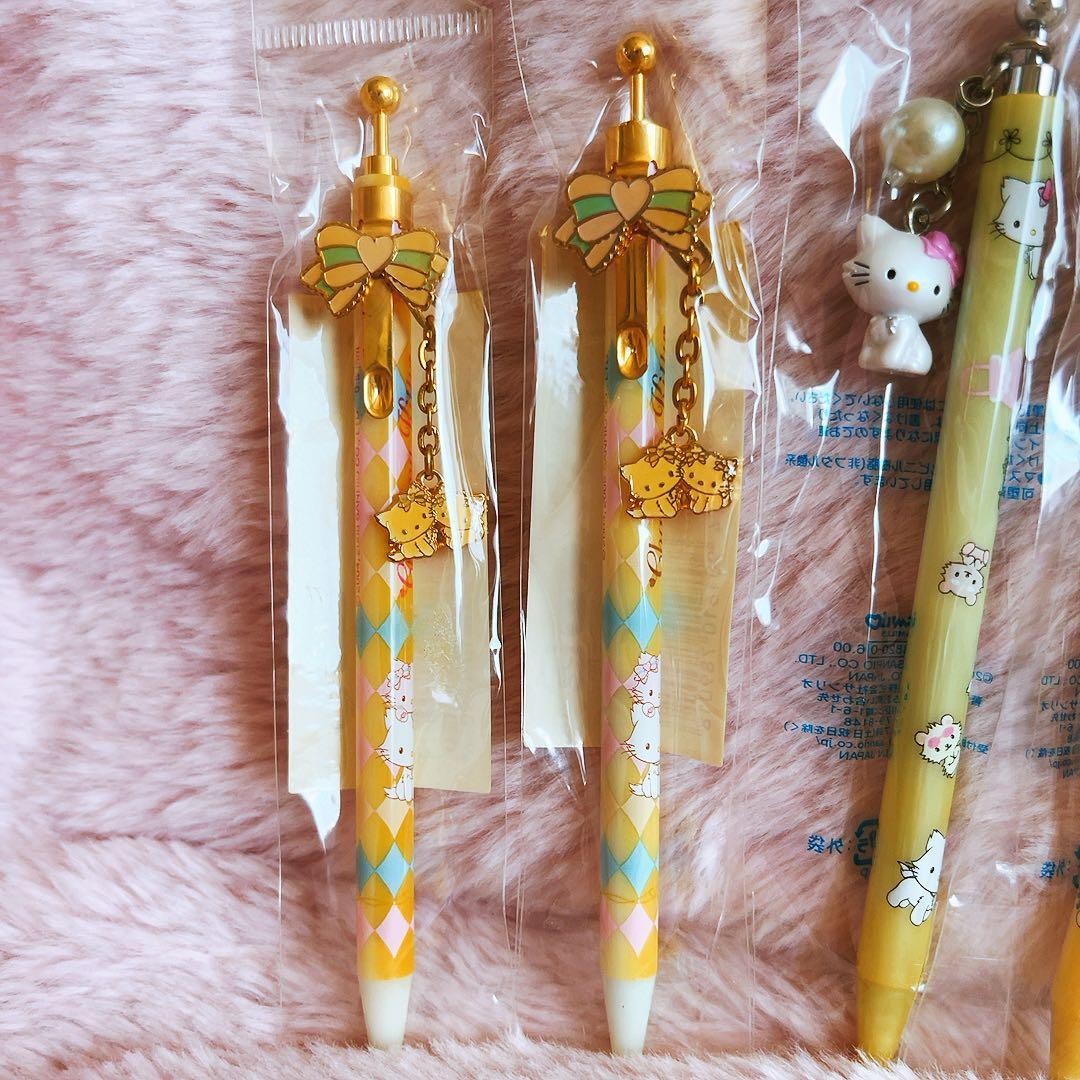 希少レア　チャーミーキティ　マスコット付きペン　まとめ売り　平成レトロ　サンリオ