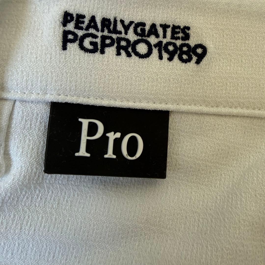 現行モデル　パーリーゲイツ　パンツ　白　M〜L相当 コットン素材　ホワイト　4