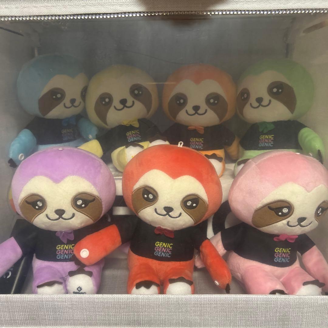 GENIC ナマケモノぬいぐるみ7体セット