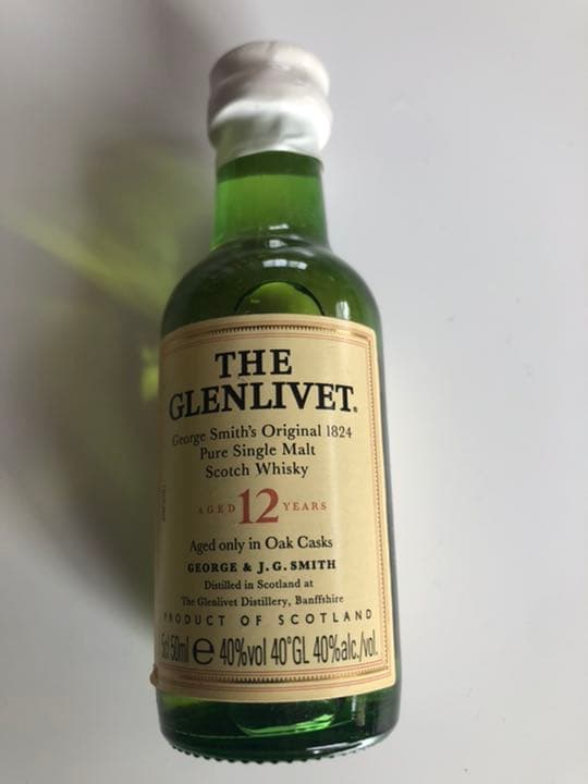 グレンリベット12年　古酒　ミニボトル50ml